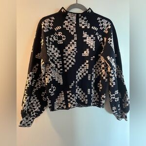 The Carys Mock-Neck Sweater by Maeve - Size S